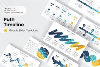 Path Timeline Google Slide Template